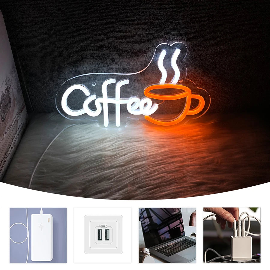 Coffee LED Neon Sign