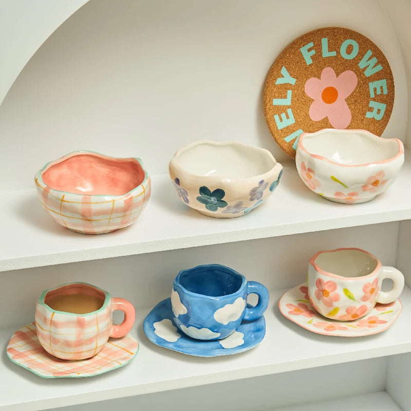 IHand-Painted Ceramic Mugs