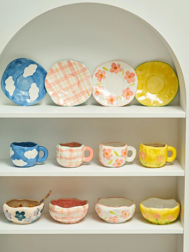 IHand-Painted Ceramic Mugs