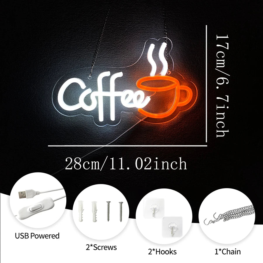 Coffee LED Neon Sign