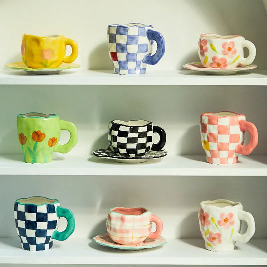 IHand-Painted Ceramic Mugs