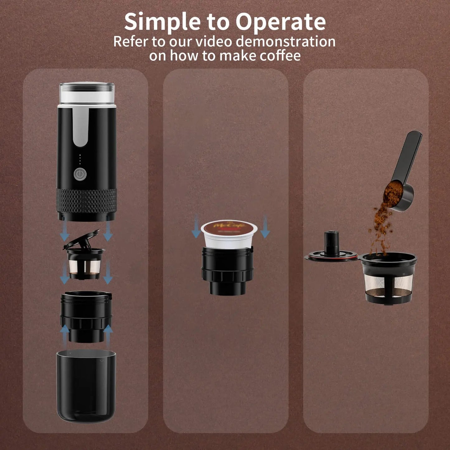2024 New Portable Coffee Machine Electric